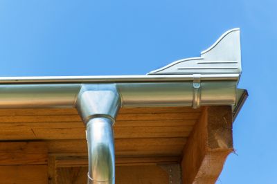Steel Rain Gutter Installation